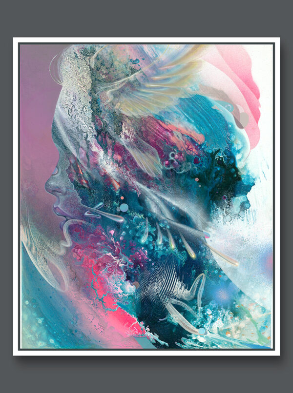 Zeitgenössische kunst kunstdrucke limitierte editionen galerie hamburg malerei psychedelische kunst ayahuasca originale konstantin bax 2