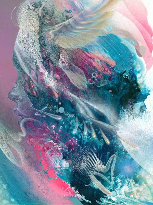 Zeitgenössische kunst kunstdrucke limitierte editionen galerie hamburg malerei psychedelische kunst ayahuasca originale konstantin bax 3
