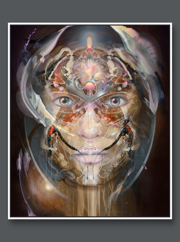Zeitgenössische kunst kunstdrucke limitierte editionen galerie hamburg malerei psychedelische kunst ayahuasca originale konstantin bax 24