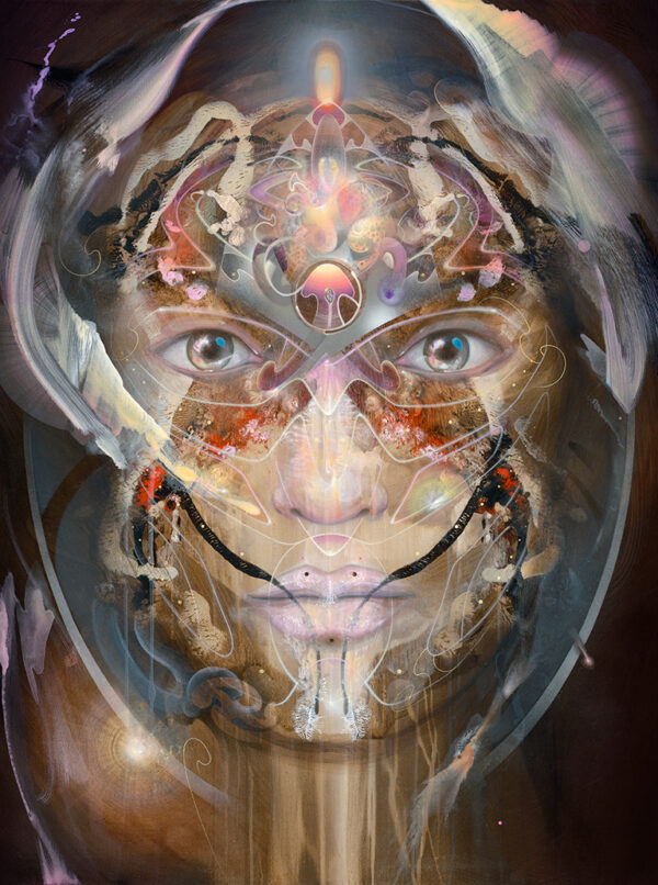 Zeitgenössische kunst kunstdrucke limitierte editionen galerie hamburg malerei psychedelische kunst ayahuasca originale konstantin bax 25