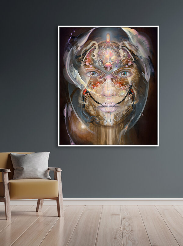 Zeitgenössische kunst kunstdrucke limitierte editionen galerie hamburg malerei psychedelische kunst ayahuasca originale konstantin bax 27