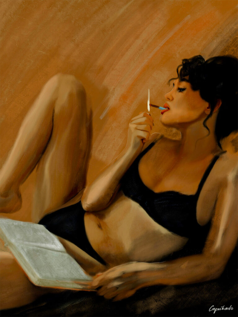 Sonya Caprikado -smoking