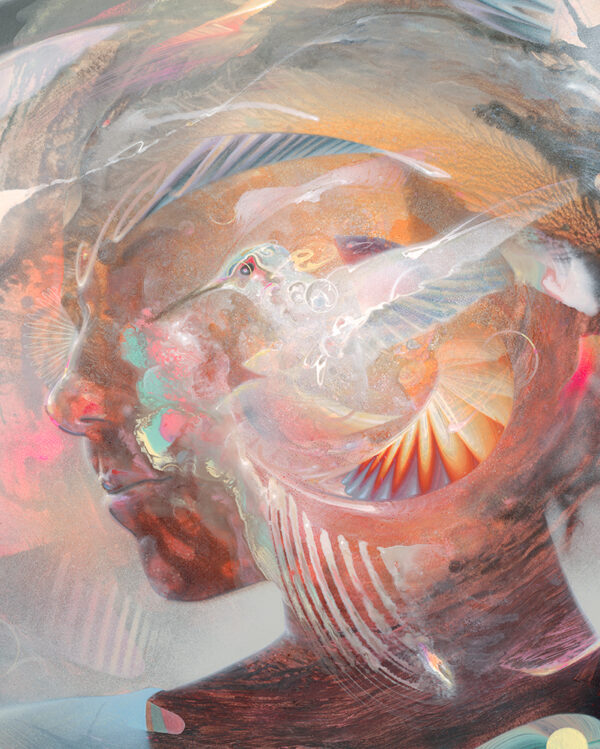 Konstantin Bax limitierte Edition Artprint Kunstdruck Psychedelische Kunst psychedelic art 6