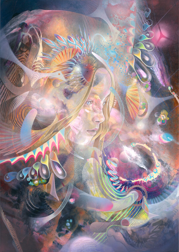 Konstantin Bax limitierte Edition Artprint Kunstdruck Psychedelische Kunst psychedelic art 1