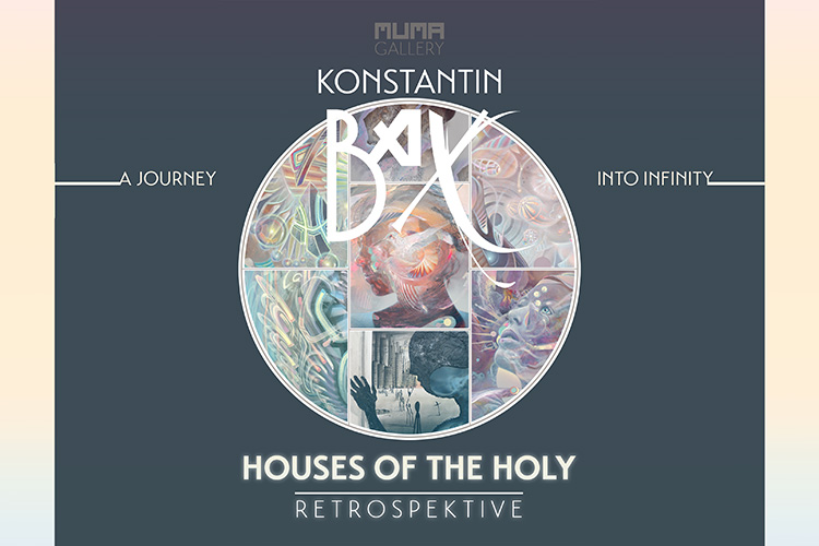 Konstantin bax Exhibition Retrospective retrospektive Hamburg Muma Gallery psychedelic art 1