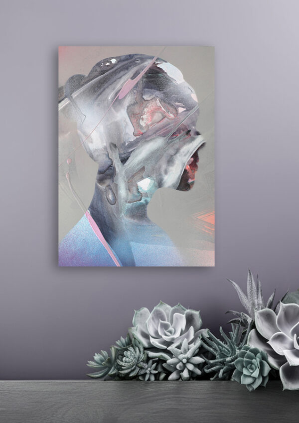 Konstantin Bax Original Kunstwerk MUMA Gallery Hamburg Psychedelische Kunst 3