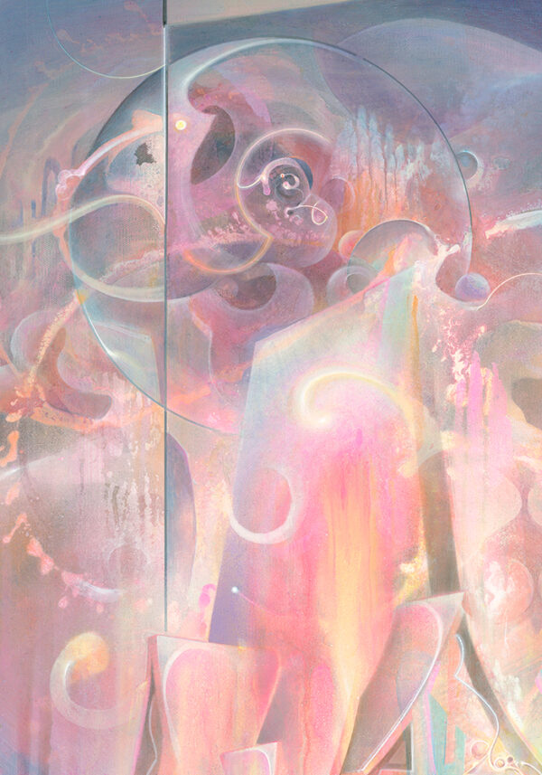 Konstantin Bax Original Kunstwerk MUMA Gallery Hamburg Psychedelische Kunst 6
