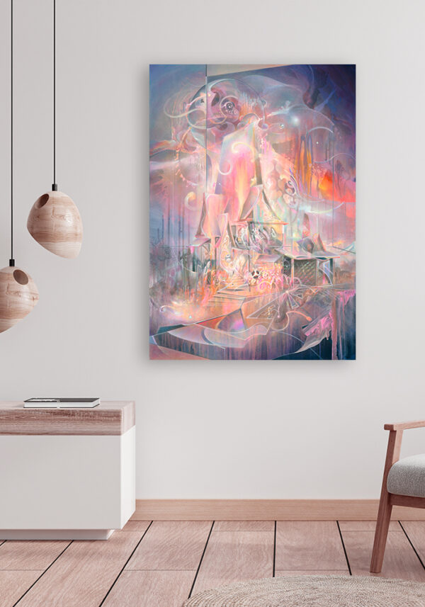 Konstantin Bax Original Kunstwerk MUMA Gallery Hamburg Psychedelische Kunst 7