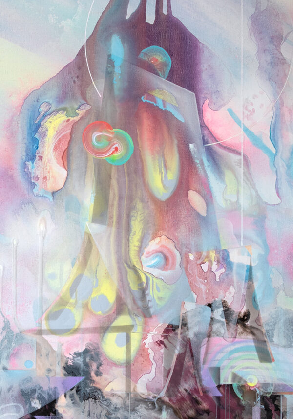 Konstantin Bax Original Kunstwerk MUMA Gallery Hamburg Psychedelische Kunst 10