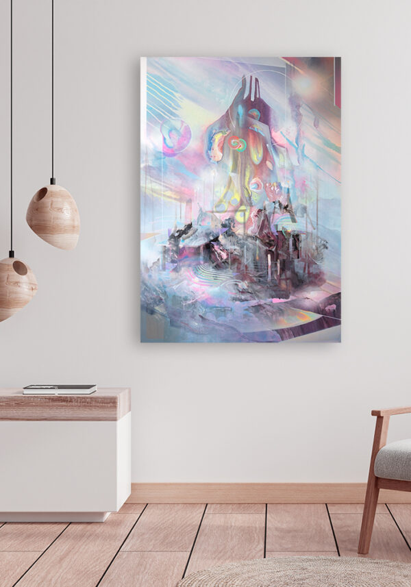 Konstantin Bax Original Kunstwerk MUMA Gallery Hamburg Psychedelische Kunst 11