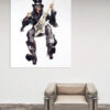Künstlerisches Portrait „Bootsy Collins“ von Berry Behrendt aus dem Jahr 2002 – limitierte Edition auf Alu Dibond