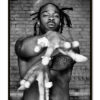 Künstlerisches Portrait „Busta Rhymes“ von Berry Behrendt aus dem Jahr 1999 – limitierte Fine Art Print Edition