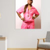 Künstlerisches Portrait „Missy Elliott“ von Berry Behrendt aus dem Jahr 2003 – limitierter Kunstdruck auf Alu Dibond
