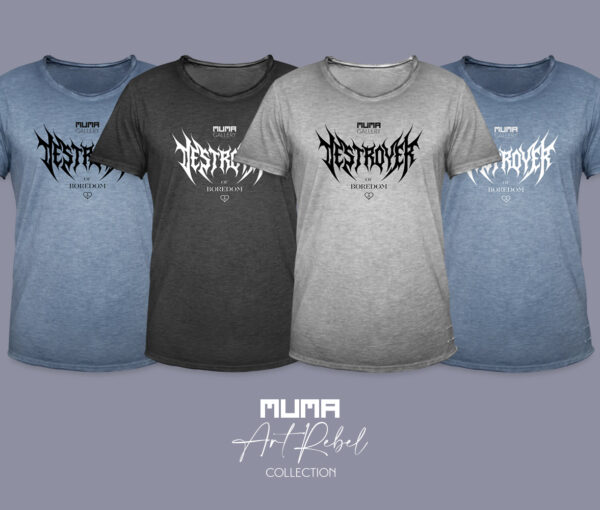 MUMA Gallery T-Shirts Art Statement Hamburg Mode Kunst Heavy Metal 1